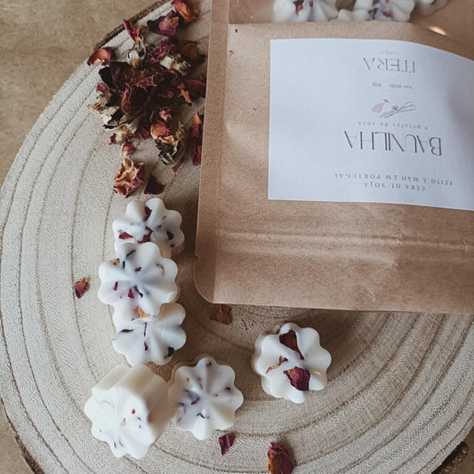 Wax Melts Rose - Baunilha e pétalas de rosa