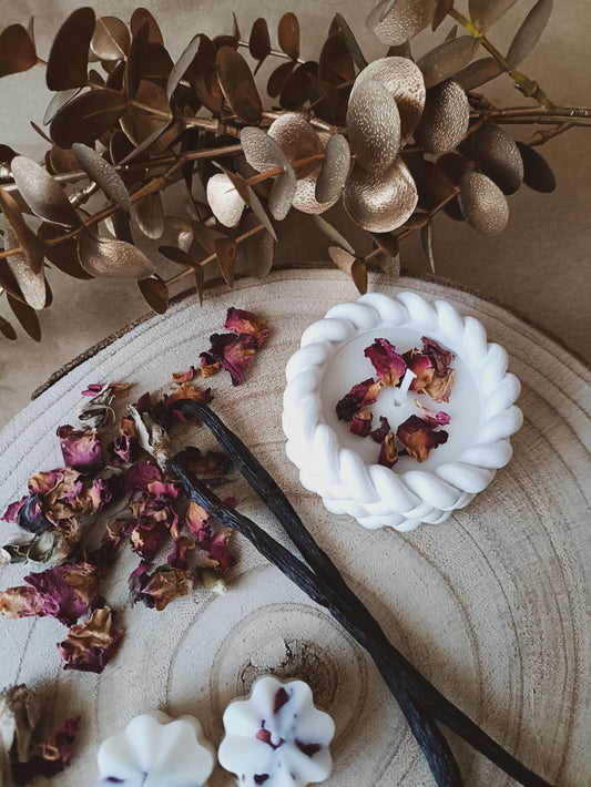 Wax Melts Rose - Baunilha e pétalas de rosa