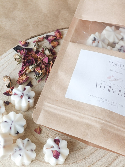 Wax Melts Rose - Baunilha e pétalas de rosa